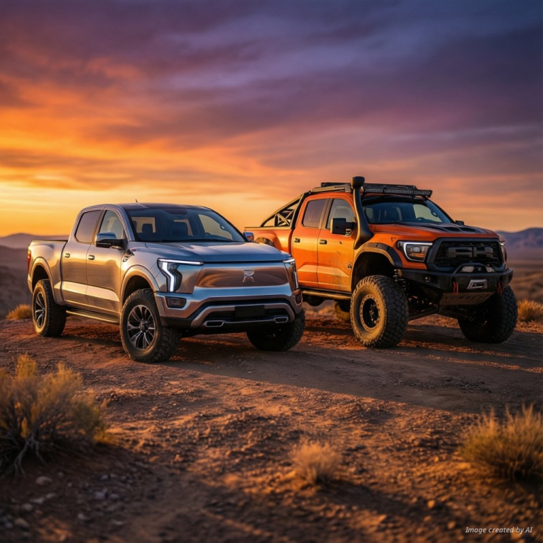 Vinfast VF Wild vs Ford Raptor: a new era of electric trucks